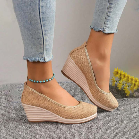 Bequeme Plateau-Schuhe