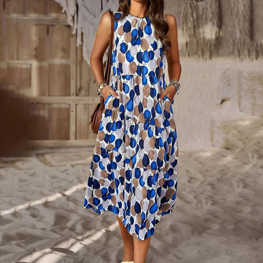 Lässiges Kleid mit Punkten