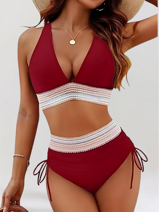 Bikini-Set mit Hoher Taille & Bauchkontrolle