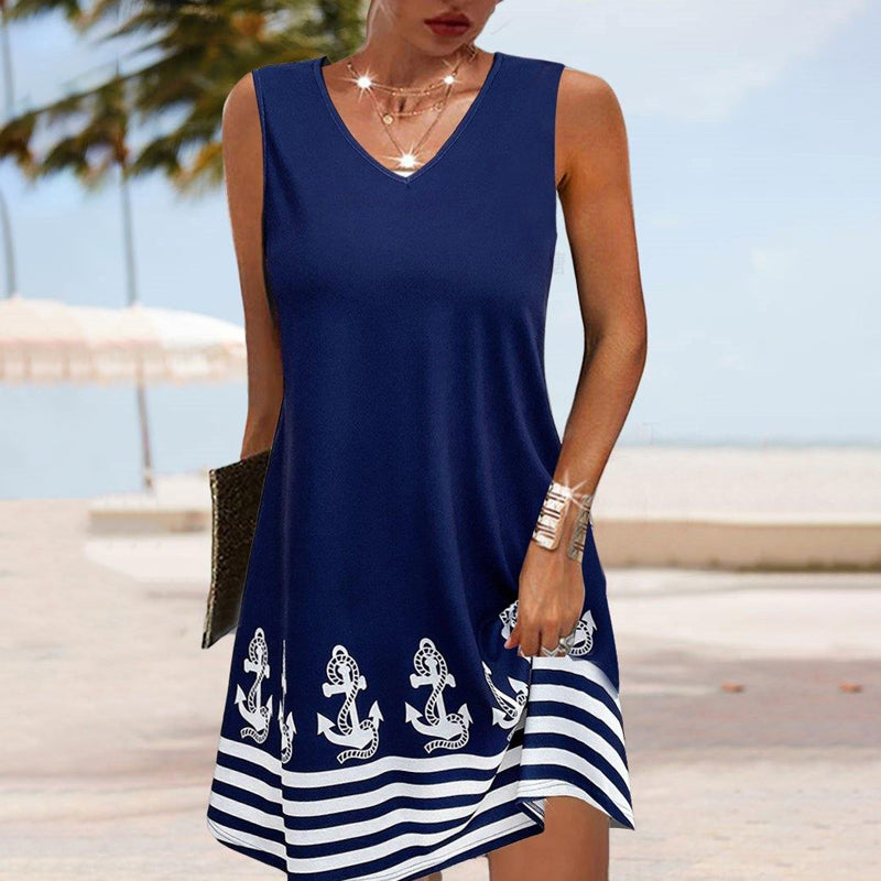 Vintage gestreiftes Kleid