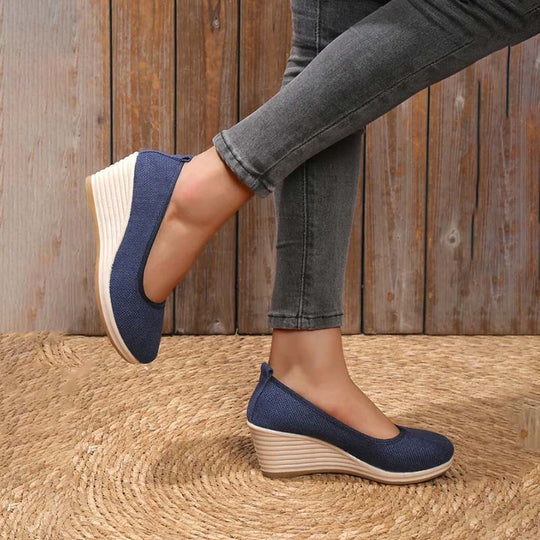 Bequeme Plateau-Schuhe