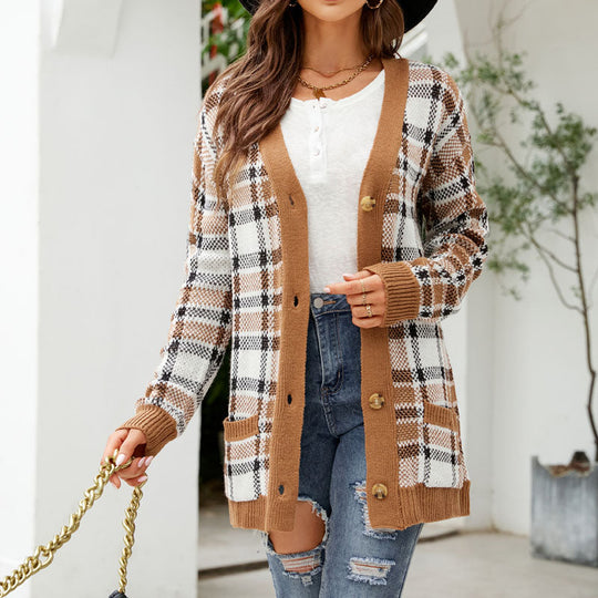 Vintage lockerer gestrickter Cardigan