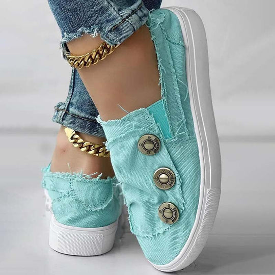 Bequeme flache Schuhe