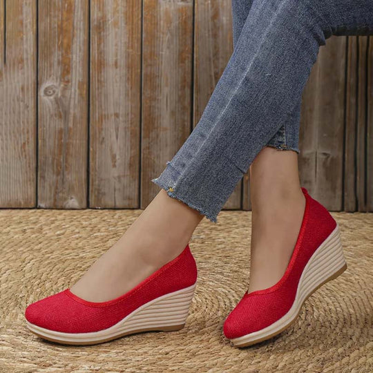 Bequeme Plateau-Schuhe