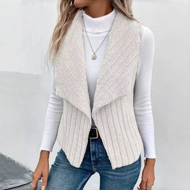 Lässiger Einfarbiger Cardigan