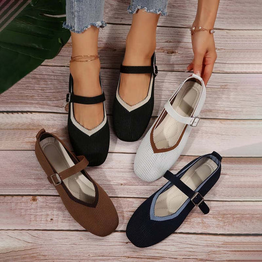 Atmungsaktive Flachschuhe