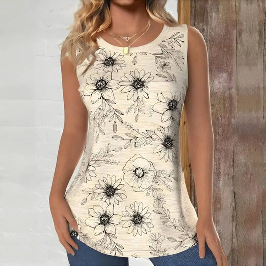 Vintage Top mit Blumenmuster