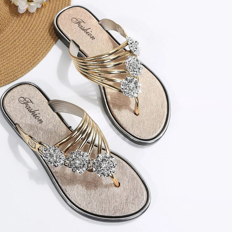 Bequeme Blumenhausschuhe