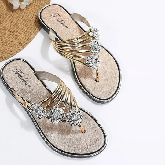 Bequeme Blumenhausschuhe