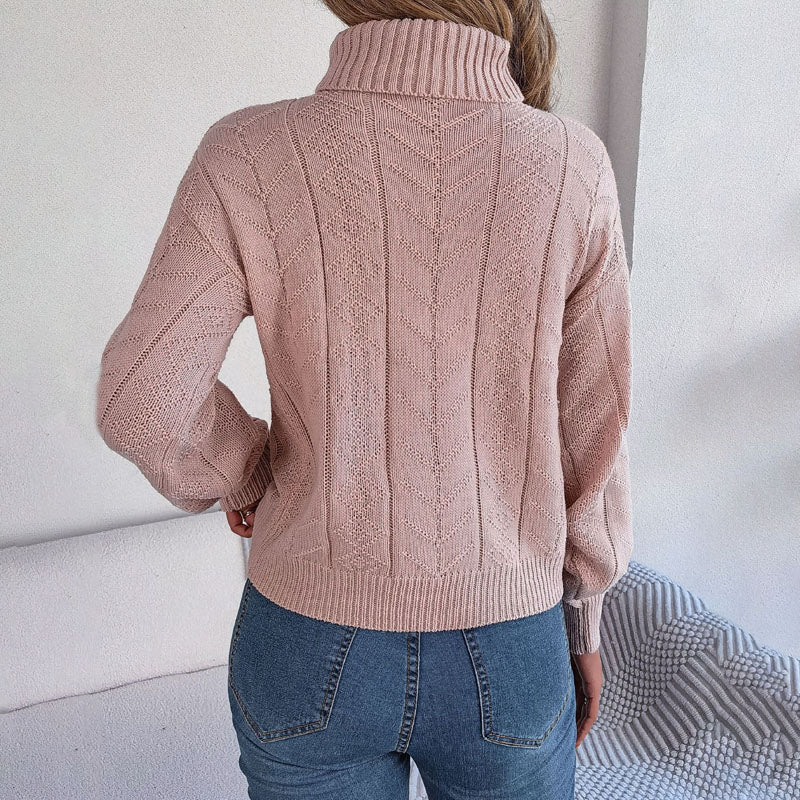 Lässiger gestrickter Pull