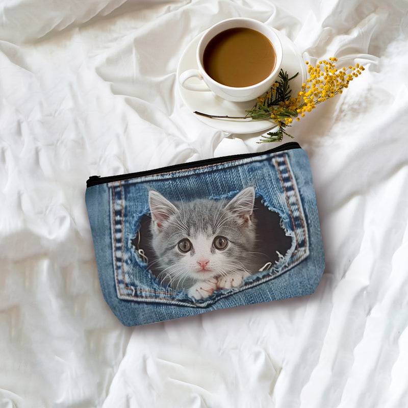 Kreative Katzenmuster-Tasche