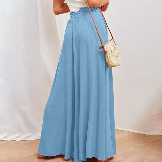 Lässige Hose mit weitem Bein