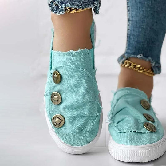 Bequeme flache Schuhe
