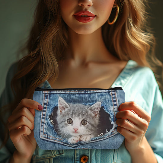 Kreative Katzenmuster-Tasche