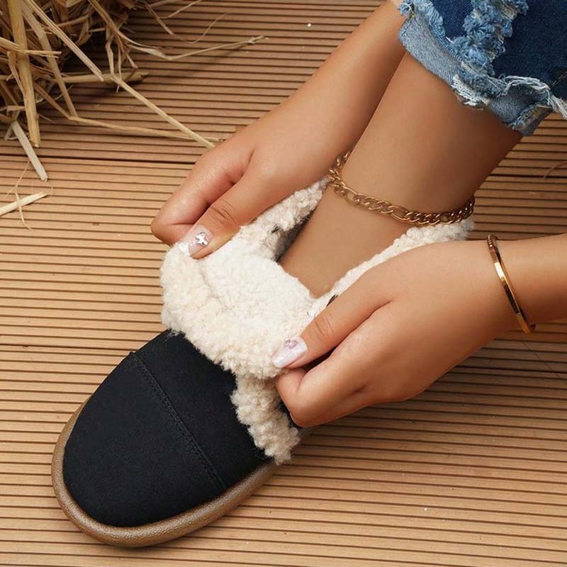 Warme Schneestiefel aus Plüsch