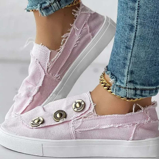Bequeme flache Schuhe