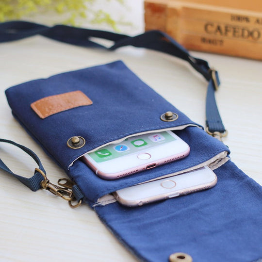 Vintage-Leinen-Tasche