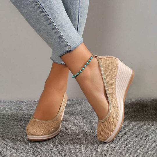 Bequeme Plateau-Schuhe