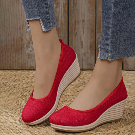 Bequeme Plateau-Schuhe