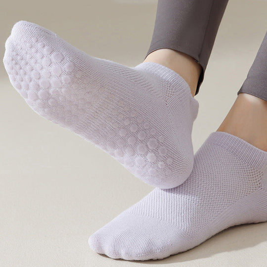 Einfarbige atmungsaktive Socken