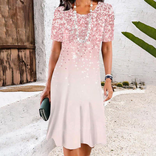 Elegantes Farbverlauf-Kleid