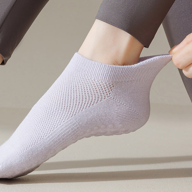 Einfarbige atmungsaktive Socken