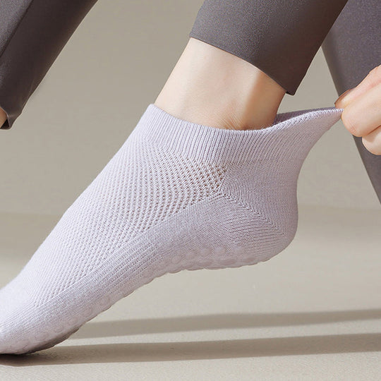 Einfarbige atmungsaktive Socken