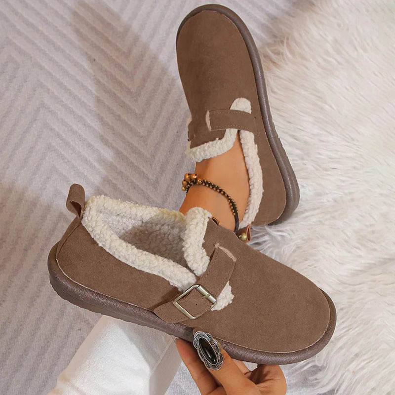 Bequeme Warme Plateauschuhe