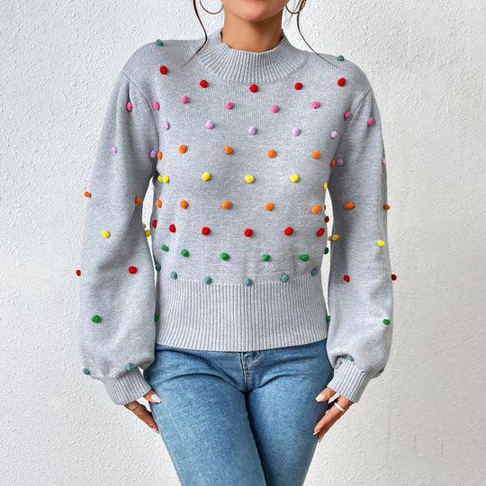 lockeres modisches Strick-Pullover