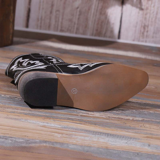 Vintage Stickere Stiefel