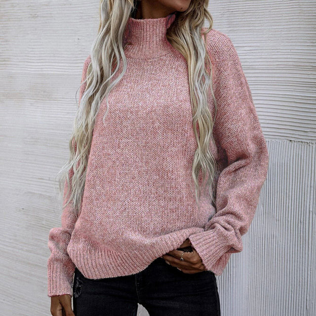 Lässiges Rollkragenpullover