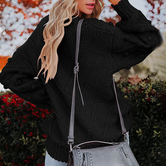 Lässiger Pulli aus Strick