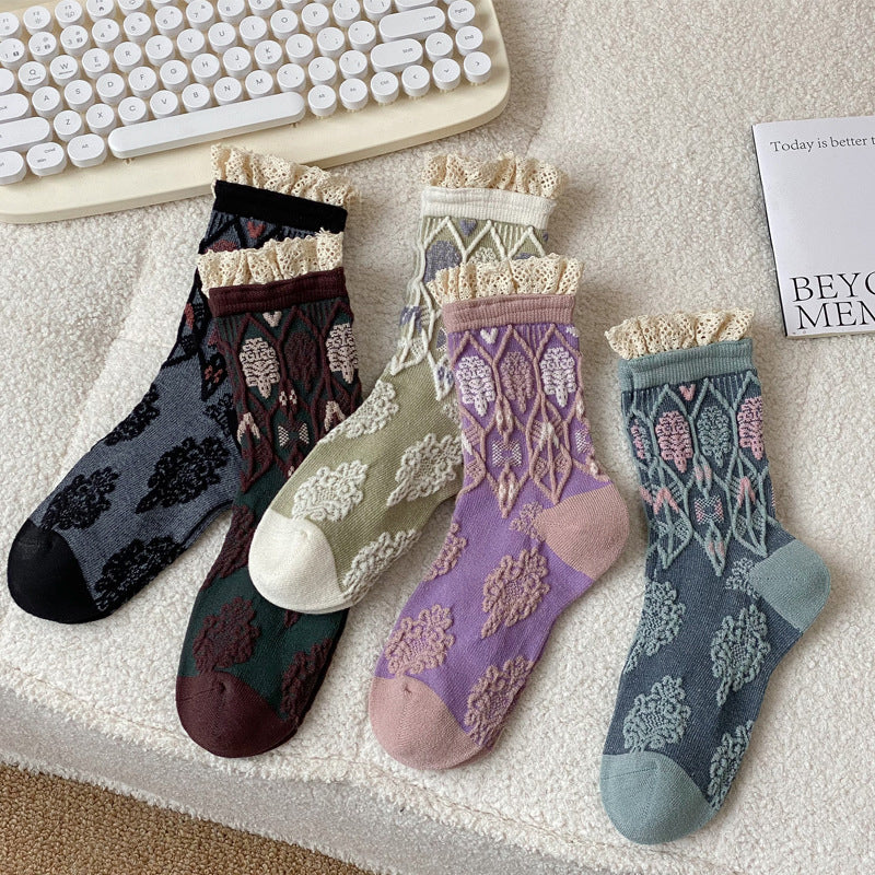 Vintage-Lässige Socken