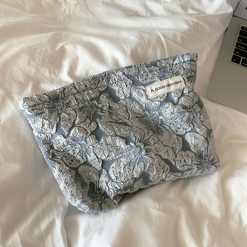 Vintage Blumenmuster-Umhängetasche