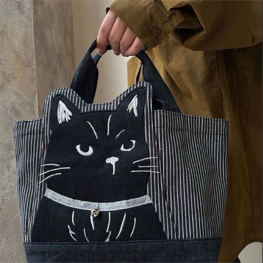 Beuteltasche mit niedlichem Katzenmuster