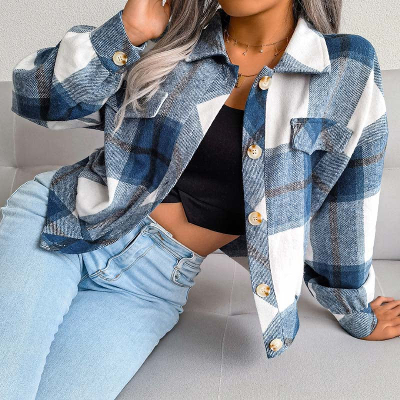 Vintage kariertes Jackett