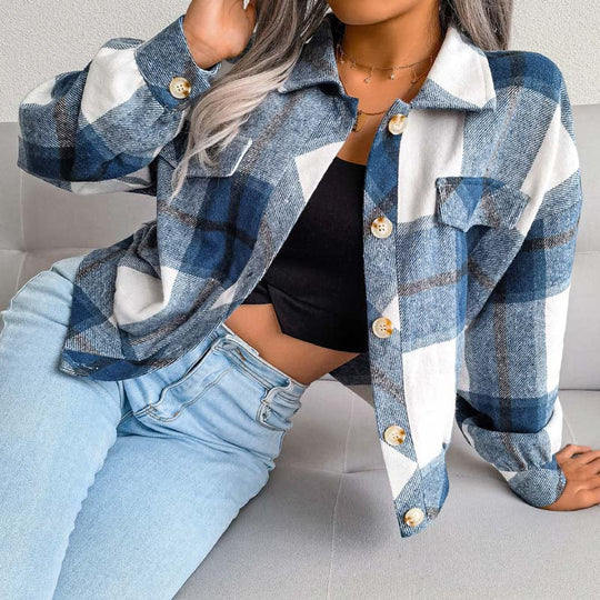 Vintage kariertes Jackett