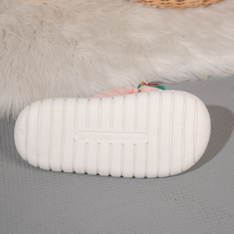 Weiche Weihnachtsplüschpantoffeln