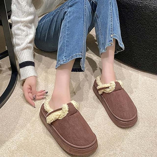 Warme Plateau-Schuhe