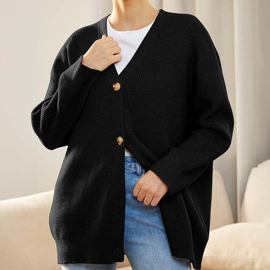 Lockerer gestrickter Cardigan