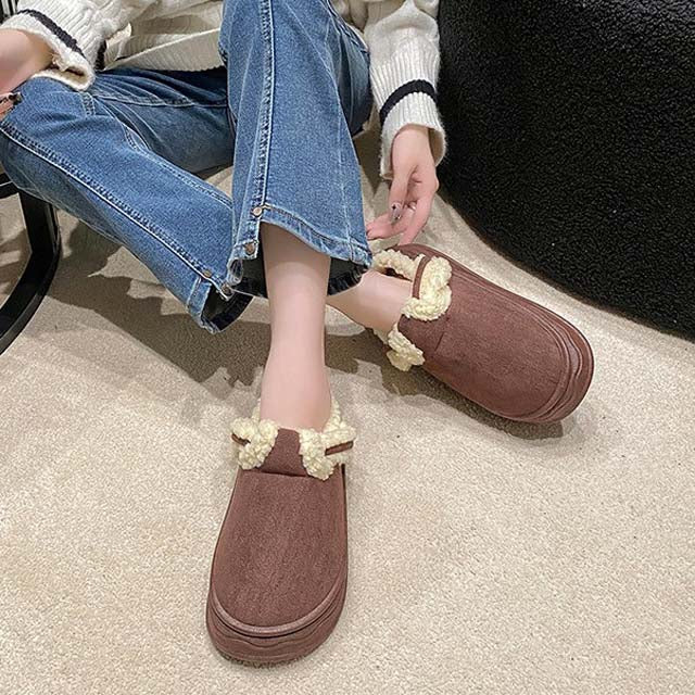 Warme Plateau-Schuhe