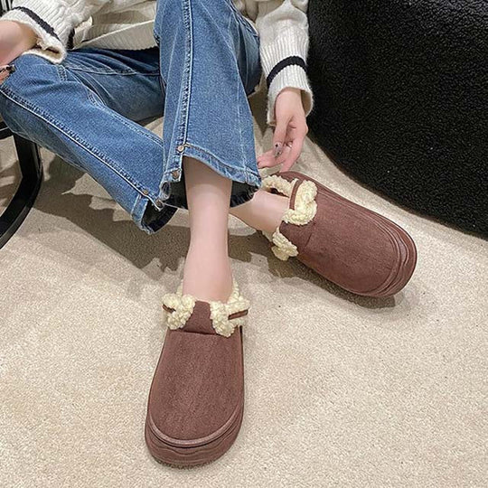 Warme Plateau-Schuhe