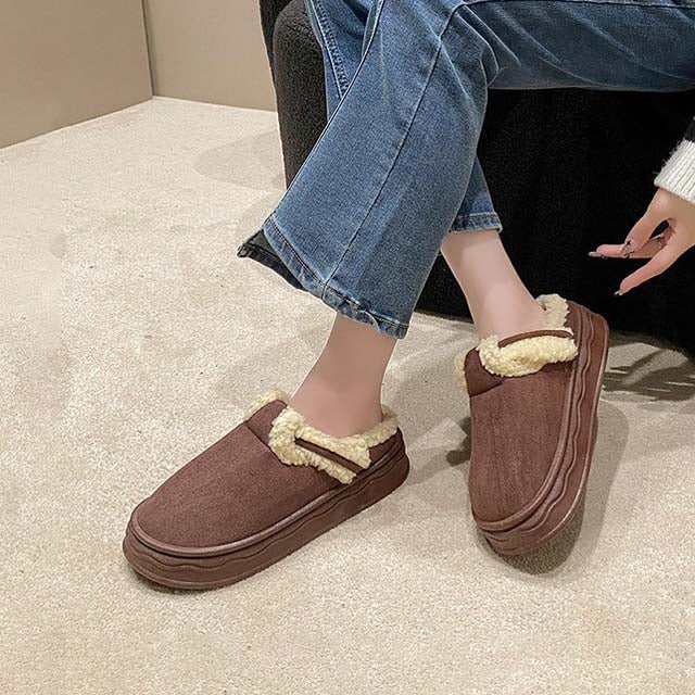Warme Plateau-Schuhe