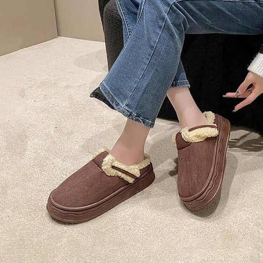 Warme Plateau-Schuhe