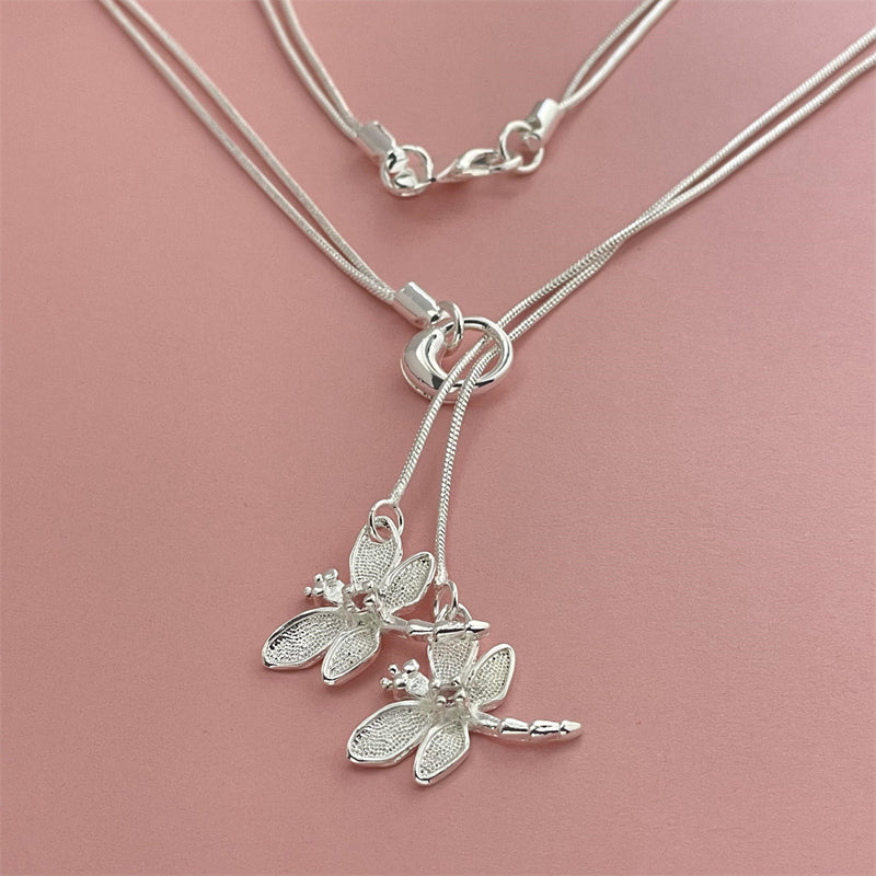 Libellen-Anhänger-Halskette