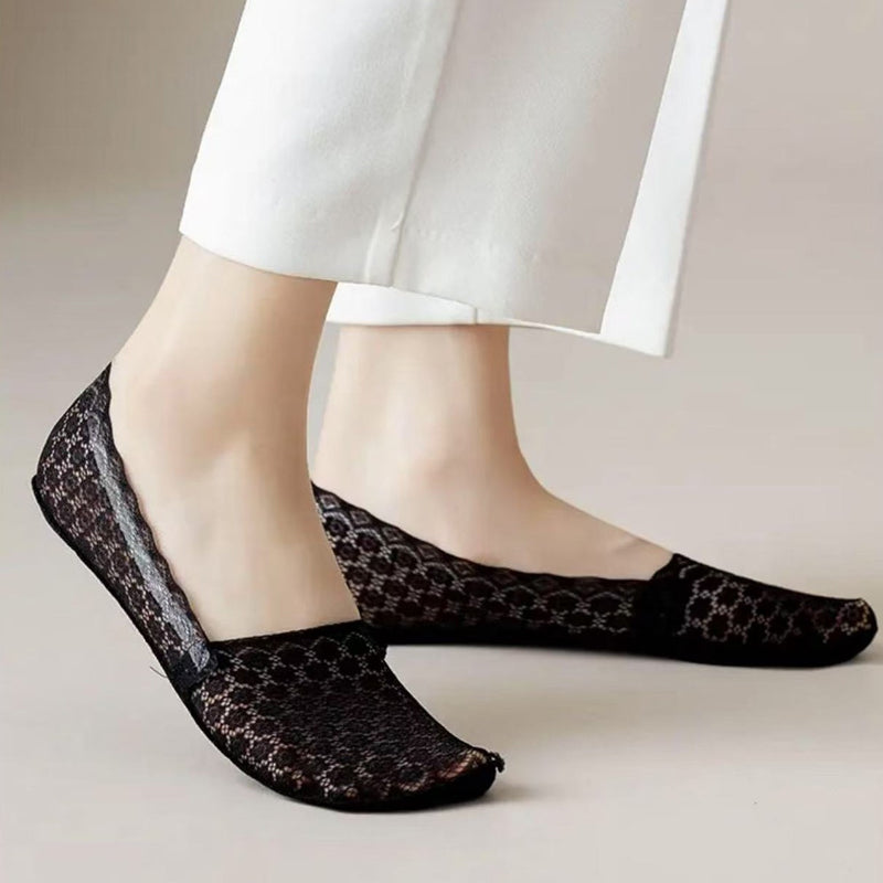 Atmungsaktive Blumenstrümpfe