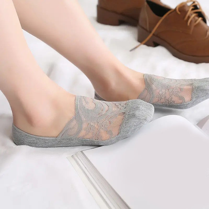 Atmungsaktive Blumenstrümpfe