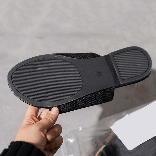 lässige Strandpantoffeln