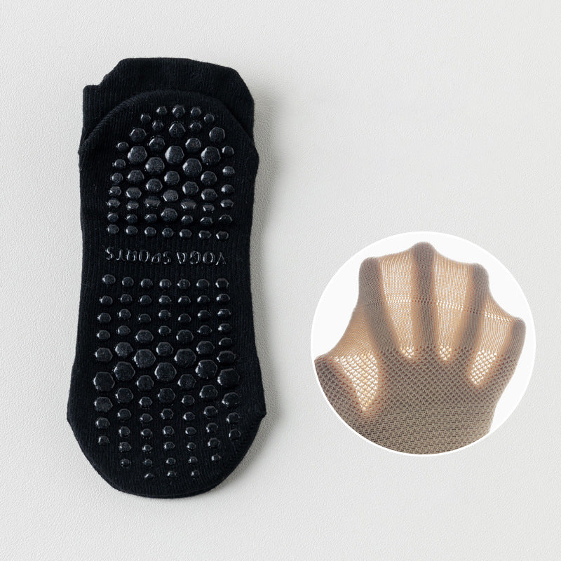 Einfarbige atmungsaktive Socken