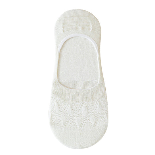 Einfarbige atmungsaktive Socken